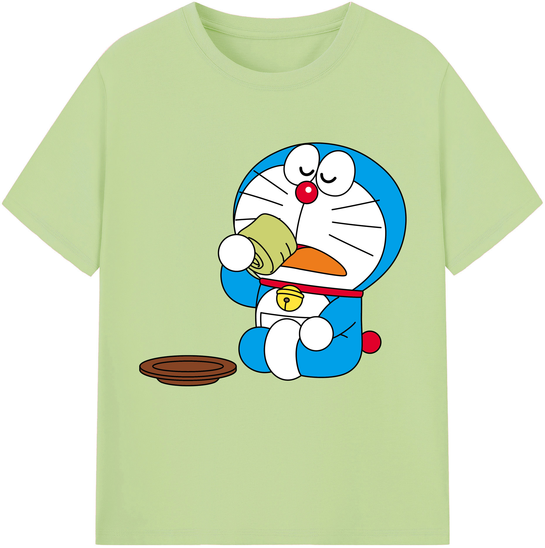 （画像用） ドラえもん Doraemon 綿100％半袖Tシャツ（フロントプリント）